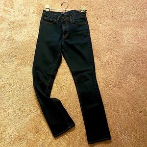 J Brand straight leg jeans, darkest wash